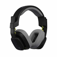 Casque de jeu filaire Logitech A10 avec haut-parleurs de 32 mm, micro à fonction de silence intégrée et contrôle du volume en ligne pour PC, PS5, Xbox, Switch, Esports