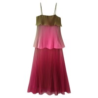 PB&ZA Robe Midi Femme Nouvelle Collection Été 2026 – Robe de Plage Douce en Chiffon Superposé Décoratif – Robe Vestidos