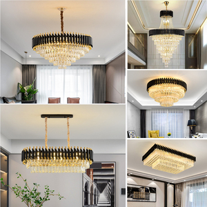 โคมไฟระย้าคริสตัลทรงกลม LED รุ่น E27 แสงวอร์มไวท์ 2700K สำหรับห้องนั่งเล่น ความสว่างสูง รับประกัน 5 ปี - Product Image 3