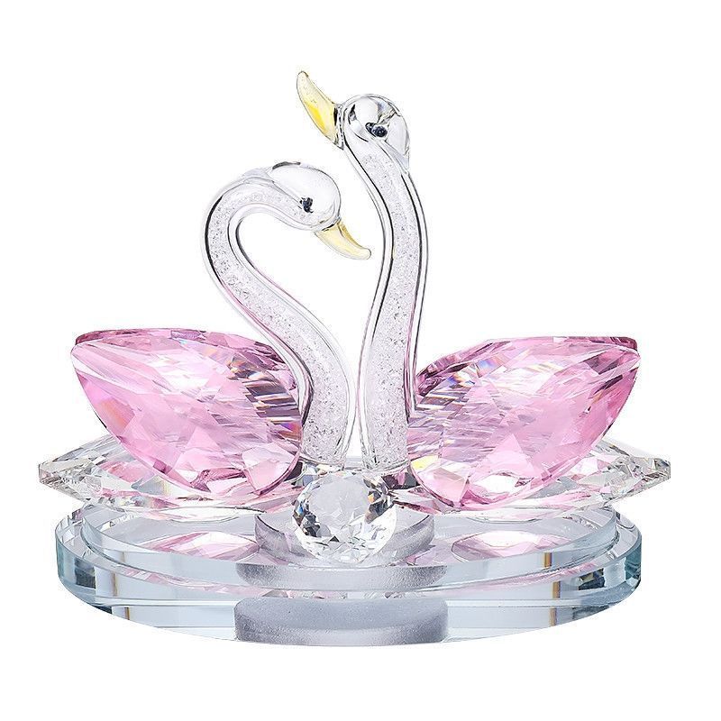 Fleurs en cristal avec oiseaux - Cadeaux de couple pour