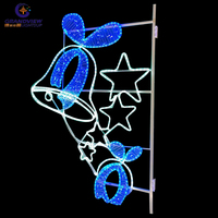 Luces Decorativas LED 2D Comerciales para Postes de Calle, Motivos Navideños para Resorts, Parques Temáticos, Ciudades, Festivales y Exhibiciones