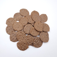 Galletas de Arroz Negro Crujientes, Sin Freír, Finas, Redondas, Integrales, Bajas en Grasa, Altas en Fibra, Sin Gluten, Snack Saludable, Venta al Por Mayor