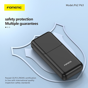 Batterie externe Foneng P62 20000mAh double USB avec écran LED, charge rapide, portable - Product Image 5