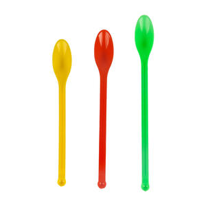 Cuillère à médicaments double tête en plastique PP, outil de <span class=keywords><strong>laboratoire</strong></span> - Product Image 2