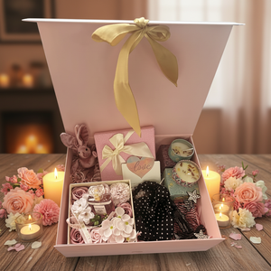 Scatola Regalo di Lusso Pieghevole Magnetica Personalizzata per Damigelle, Confezione in Cartone per Regali di Nozze, Produzione Cinese - Product Image 1