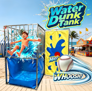 Noleggio Piscina con Serbatoio d'Acqua Gira e Gira per Parco Acquatico, Certificato CE ROHS, con Sedile e Chiusura di Sicurezza per Bambini - Product Image 1