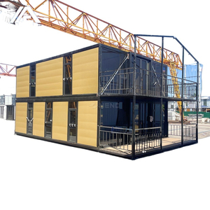 <span class=keywords><strong>Maison</strong></span> préfabriquée intégrée de luxe, mobile et portable, en conteneur extensible de haute qualité, à 2 étages, de 20 et 40 pieds de hauteur - Product Image 1