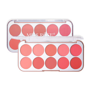 Fard à joues mat <span class=keywords><strong>MISS</strong></span> ROSE à dix couleurs, naturel, durable et facile à appliquer – Meilleure vente - Product Image 3