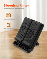 Masseur pour les pieds et les mollets 2 en 1 avec panneau de commande et télécommande sans fil à chaleur par vibration Slim Machine