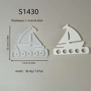 แม่พิมพ์ซิลิโคนยิปซั่มสำหรับตกแต่งหิ้งแบบ M52530 - Product Image 5