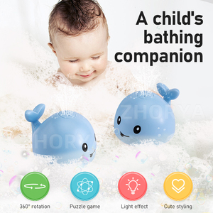 Jouets de <span class=keywords><strong>bain</strong></span> électriques en forme de baleines de la marque Zhorya, avec jet d'eau et lumière, jouets de <span class=keywords><strong>bain</strong></span> pour enfants, jouets de <span class=keywords><strong>bain</strong></span> pour enfants, jouets aquatiques pour la baignoire - Product Image 2