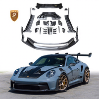 Kit carrosserie en fibre de carbone sèche le plus vendu pour Porsche 911 992 GT3 RS, accessoires de voiture, pièces automobiles, kit aérodynamique complet