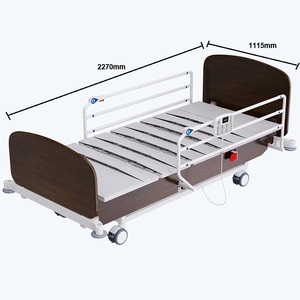 Lit médicalisé électrique multifonctionnel intelligent et réglable pour usage domestique, idéal pour prévenir les escarres chez les personnes âgées - Product Image 3