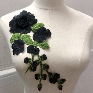 New Red 3D hoa tan trong nước thêu ren đính các bản vá lỗi lt2471a - Product Image 6