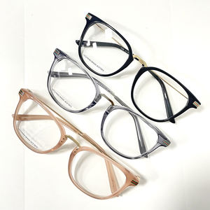 Gafas Ópticas de Acetato Transparente de Alta Calidad, Diseño Simple, Unisex, Montura Completa, Estilo Ojo de Gato, Versátiles para Uso Diario - Product Image 3