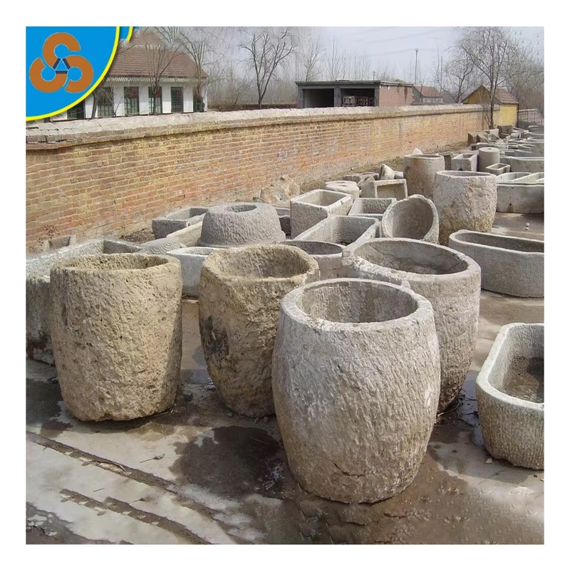 Wholesale Stone Garden Flower Pot old