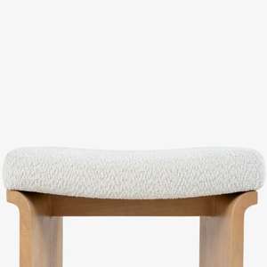 Puf Versátil Multiusos de Madera Maciza, Cojín de Suelo y Reposapiés para Sala de Estar, Dormitorio, Área de Juegos Escolar, Diseño Tradicional - Product Image 5