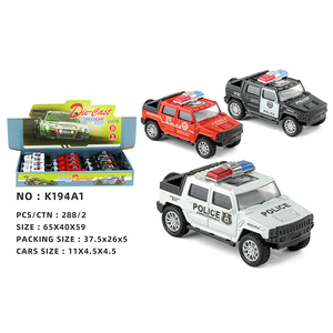Boîte de présentation 12 pièces Véhicule de <span class=keywords><strong>patrouille</strong></span> de la police Camion de police 1:36 Modèle en alliage moulé sous pression Jouets de voiture à tirer en arrière - Product Image 5