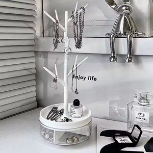 Branch ABS Jewelry Organizer Desktop Display <b>Stand</b> Necklaces Bracelets Earrings Durable <b>Tree</b>-Shape Large Capacity Multipurpose - Product Image 2