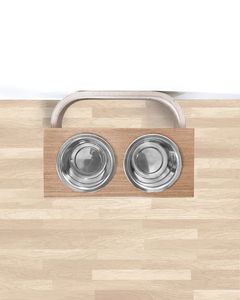 ODM OEM Medium <b>Dog</b> Feeding Station Whippet Furniture-Customizable Floating Wooden <b>Raised</b> Pet <b>Bowls</b> Automatic Pet Feeders - Product Image 4