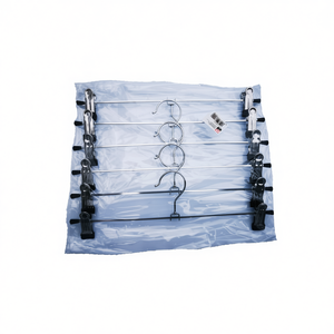 MNJ 6 Appendiabiti in Ferro Pieghevoli 100x70cm Organizzatore Armadio Salvaspazio - Product Image 2