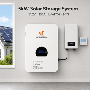 แบตเตอรี่ติดผนัง 51.2V 100Ah 5kW ระบบกักเก็บพลังงานแสงอาทิตย์ พร้อม BMS - Product Image 2