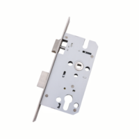 Accessoires de serrure de porte de sécurité LIONSHIELD 5572, corps de serrure anti-panique durable, clé 24*235mm, finition SSS, acier inoxydable, serrure de porte en bois