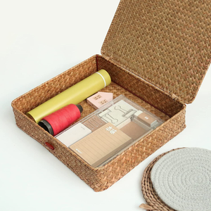 ตะกร้าเก็บหญ้าทะเล100% ทำด้วยมือสินค้าใหม่ผลิตในเวียดนาม - Product Image 5