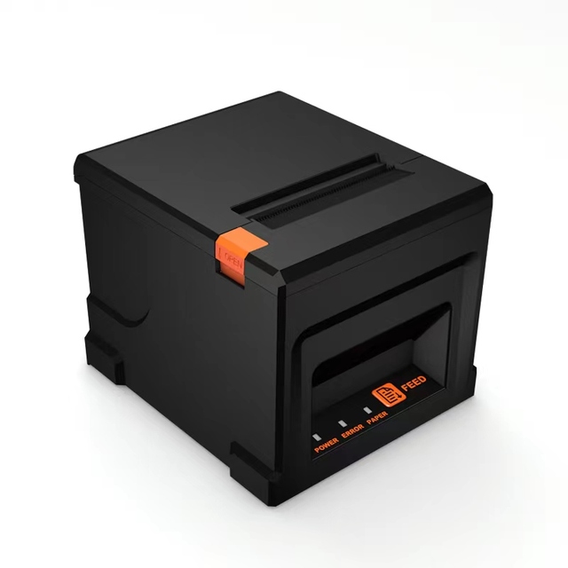 80mm Thermal Receipt USB POS Printer with LAN & Serial Interface Auto Cutter Cheap Stock System Printer
