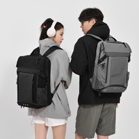 Sac à dos élégant et fonctionnel pour ordinateur portable, idéal pour l'extérieur, avec compartiment à chaussures, grande capacité et design extensible pour hommes et femmes