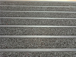 Giày <span class=keywords><strong>scraper</strong></span> lối vào thời tiết chịu mài mòn bền được hỗ trợ Thảm chùi chân ngoài trời cao su cửa mat - Product Image 5