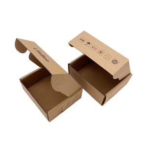 Fsc chứng nhận thiết kế hiện đại sóng kraft giấy in logo tùy chỉnh bao bì sản phẩm gấp hộp carton - Product Image 4