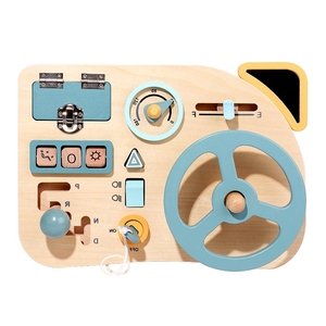 OKYN-G6606 Steering <b>Wheel</b> Simulation Busy Board DIY Technology Small Craft Wooden <b>Kit</b> - Product Image 4