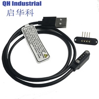 Gran oferta, conector magnético de 4 pines macho y hembra Pogo Pin con resorte, Conector de cargador de Cable PCB, gafas inteligentes, rastreador GPS