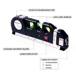 Hochpräziser digitaler Laser-Entfernungs messer Messen Sie horizontale und vertikale multifunktion ale Livella Niveau Nivel Lazer Laser Level