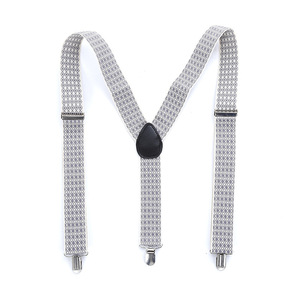 Ceinture à carreaux <span class=keywords><strong>pour</strong></span> hommes et femmes, bretelles en Polyester, bretelles réglables, élastiques, <span class=keywords><strong>pour</strong></span> adultes, pantalons chemises - Product Image 3