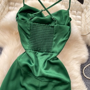 Nouvelle Robe d'été 2026 Unie Coupe Trapèze Simple Décontractée pour Femmes Vêtements Féminins Vente en Gros - Product Image 4