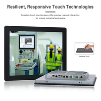 15 pouces résistance industrielle écran tactile PC 3LAN écran tactile PC intégré tablette étanche IP65 robuste tactile industriel PC