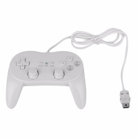 Manette de jeu filaire Pro de deuxième génération pour Wii avec fonction de vibration et design de joystick pour la vente en gros