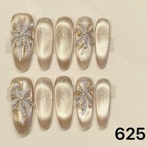 <span class=keywords><strong>Uñas</strong></span> <span class=keywords><strong>Postizas</strong></span> de Lujo de Marca Privada, Hechas a Mano, <span class=keywords><strong>Uñas</strong></span> Artificiales Personalizadas, Cobertura Completa, Estilo Bailarina, <span class=keywords><strong>con</strong></span> Pedrería, <span class=keywords><strong>Uñas</strong></span> Artificiales Decorativas - Product Image 5
