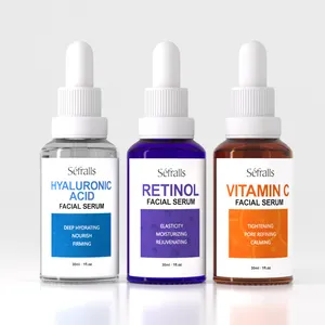 Sefralls Hautserum-Set Großhandel Vitamin-C-Retinol und Hyaluronsäure-Serum Gesichtsessenz Unterstützung Versand aus den USA in die USA