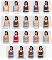 Soutien-gorge de sport haute intensité pour femme, avec bretelles larges, absorption des chocs, séchage rapide, extensible dans quatre directions, idéal pour le fitness