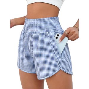Shorts Deportivos de Cintura Alta para Mujer FOXA con Bolsillo, Shorts Deportivos de 2.5 Pulgadas para Gimnasio y Entrenamiento - Product Image 1