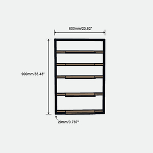 Hot Selling Aluminium Alloy Multi-Tier Wall Floating Storage <strong>Shelf</strong> Large Capacity Modern <strong>Design</strong> Wall Mounted Living Room Kitchen - Product Image 2