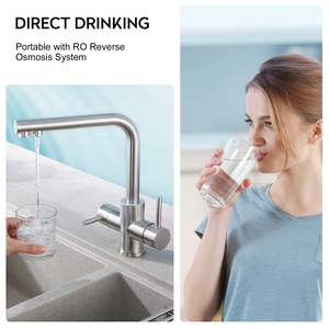 <span class=keywords><strong>Robinet</strong></span> d'<span class=keywords><strong>eau</strong></span> potable d'usine en gros le plus bas <span class=keywords><strong>robinet</strong></span> de filtre de <span class=keywords><strong>robinet</strong></span> de cuisine à 3 voies - Product Image 2