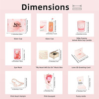 Kreative Damen Bad Geschenkset mit Spieluhr Valentinstag Spa Care Souvenir Cross-Border Neuheit Geschenk