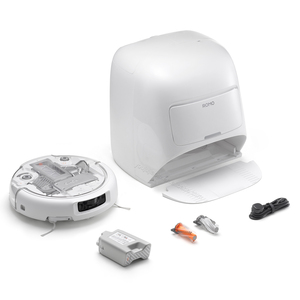 DJI ROMO เครื่องดูดฝุ่นหุ่นยนต์พร้อมระบบทำแผนที่บ้าน ฐานทิ้งฝุ่นอัตโนมัติ 200 วัน แรงดูด 25000Pa 360 องศา การหลีกเลี่ยงสิ่งกีดขวางสำหรับบ้าน พรม และพื้นแข็ง - Product Image 3