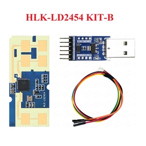 Модуль радарного датчика миллиметрового диапазона Hi-Link HLK-LD2454 1T2R 24 ГГц, 5 В постоянного тока, 50 мА, для обнаружения и отслеживания движущихся целей (человек), 8 м, FMCW - Product Image 3