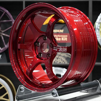 Jantes 5x120 5x1143 5x112 4x100 Roues forgées GT Advan Racing R6 rouge bleu pour civic nissan M3 M4 359M G20 M5 M6 M8 X5 X6 Z3 Z4