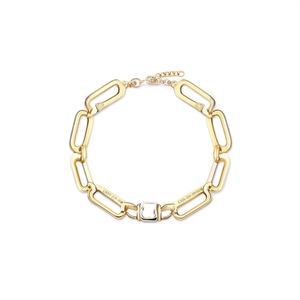 E035-210-018B สร้อยข้อมือแฟชั่นแบบโซ่และแบบเชื่อมต่อ - Product Image 2